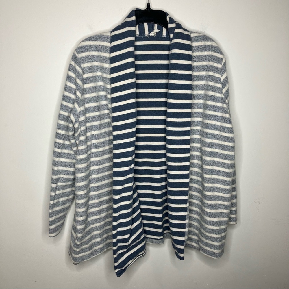 Pinkblush striped‎ cardigan size large